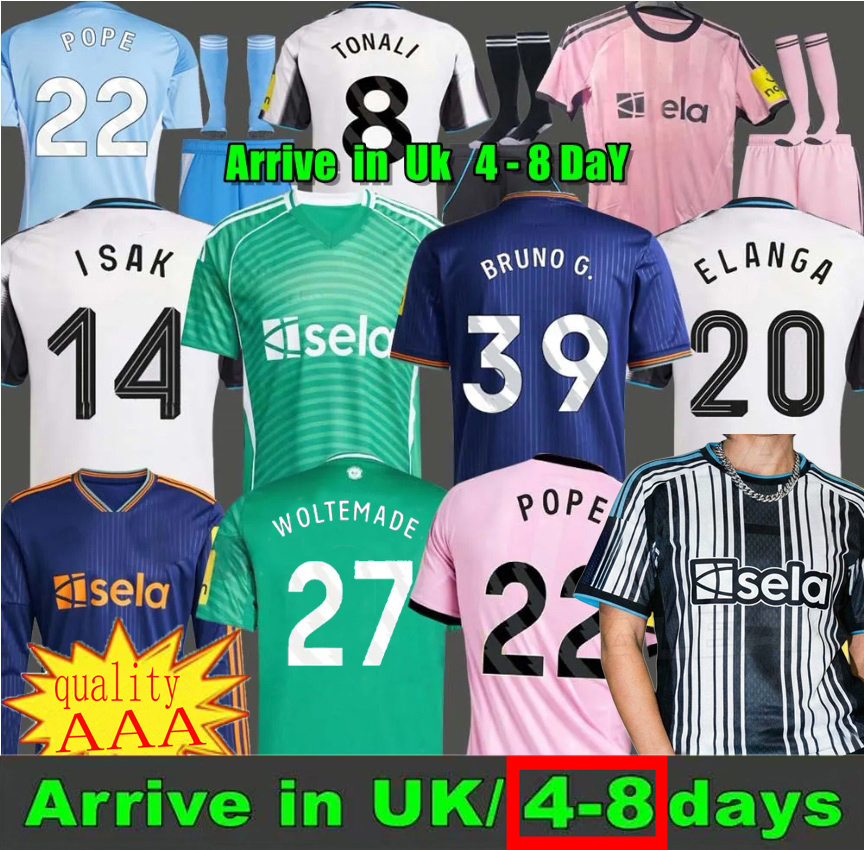 25 26 ISAK 14 newcastl e soccer jerseys CARABAO CUP FINAL Special Edition burn 2025 2026 BARNES BRUNO G. Gordon MURPHY TONALI Football Shirt Home fans Player PRE MATCH