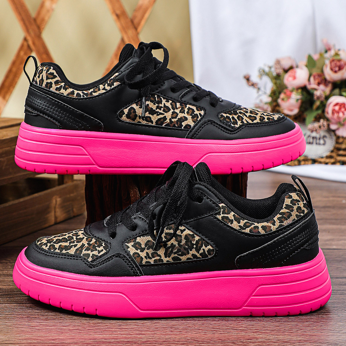 2026 European Platform Sneakers, Men/Women Color Block Retro Shoes, Fashion Chunky Sole Outdoor Lifestyle Footwear