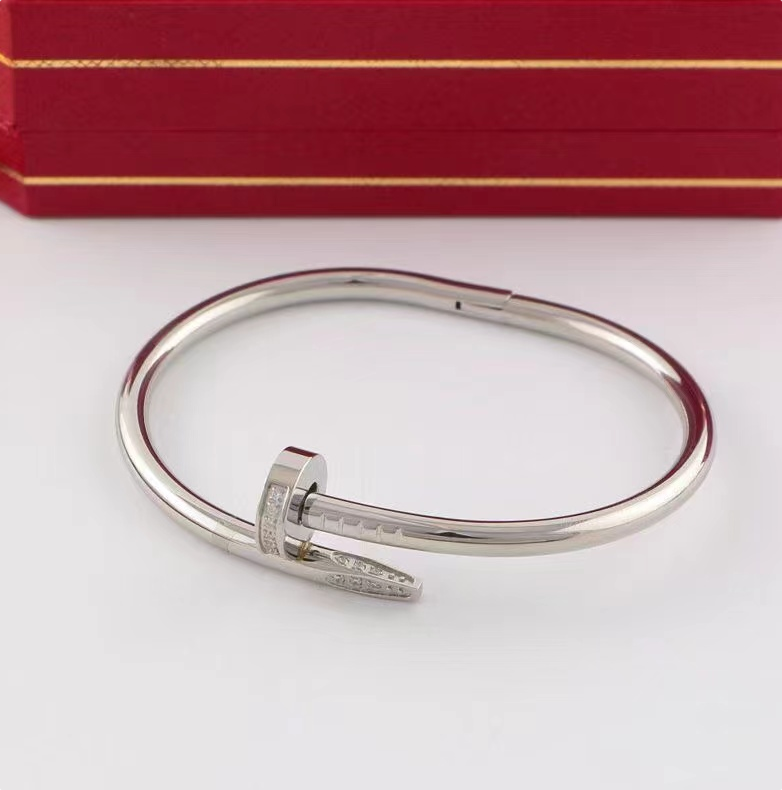 Luxury gold for women bracelet designer jewelry fashion charm unisex braclet stainless steel with diamond bracelets jewlery men bangle