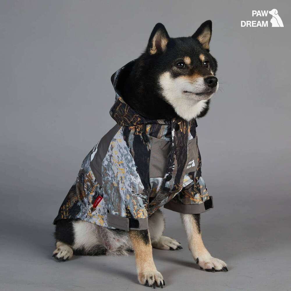 Famous brand XL Large Windbreaker Hooded Breathable Waterproof Pet Clothes Plus Size Labrador Raincoat Dog Jacket pupakaIK