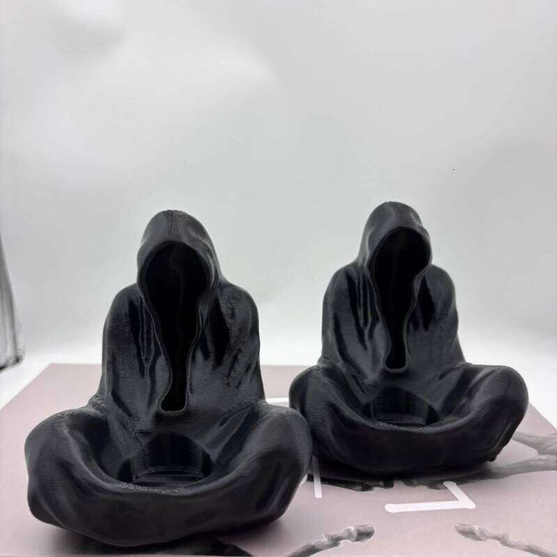 3D Printed Ghost Wizard Holder, Gothic Aromatherapy Ornament Candle Holder Halloween and Christmas Decoration Y260131