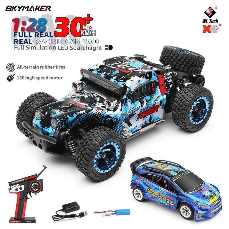 WLtoys 1/28 rc car 284010 284161 4WD Drive Off-Road 2.4G 30KM/H High Speed Alloy 1:28 Rally Racing Car Toys for Kids Gift Y260131