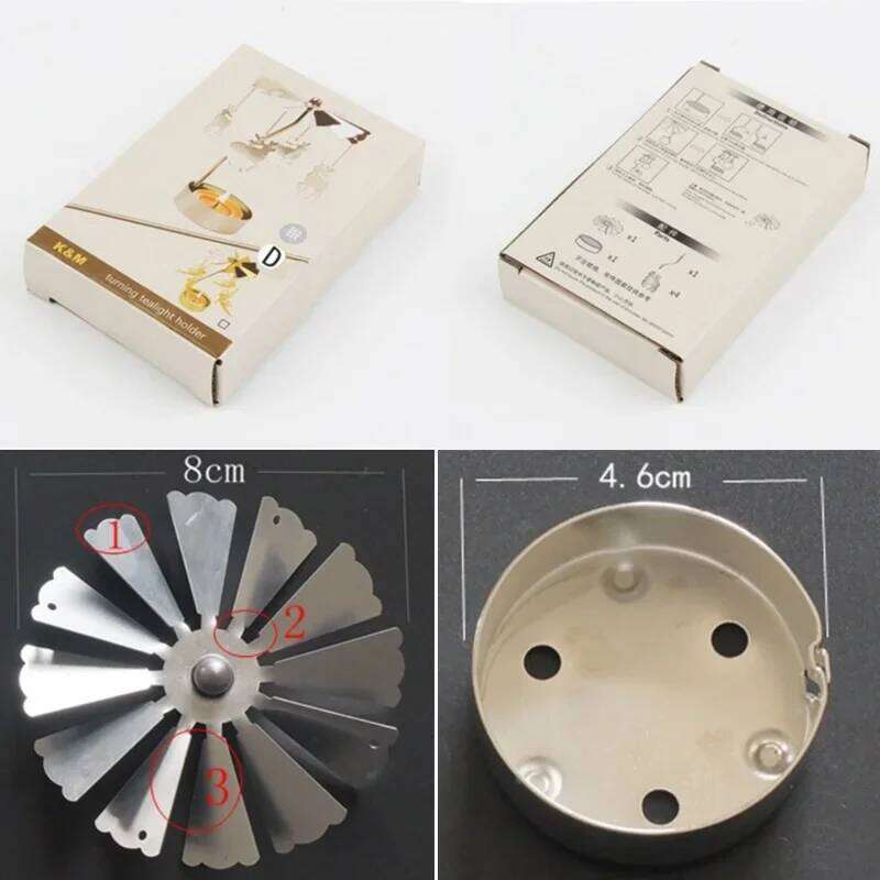 Carousel Holder Gold Metal Candlesticks Room Decor Cake Rotating Candle Stand Home Decoration For Valentine's Christmas Y260131