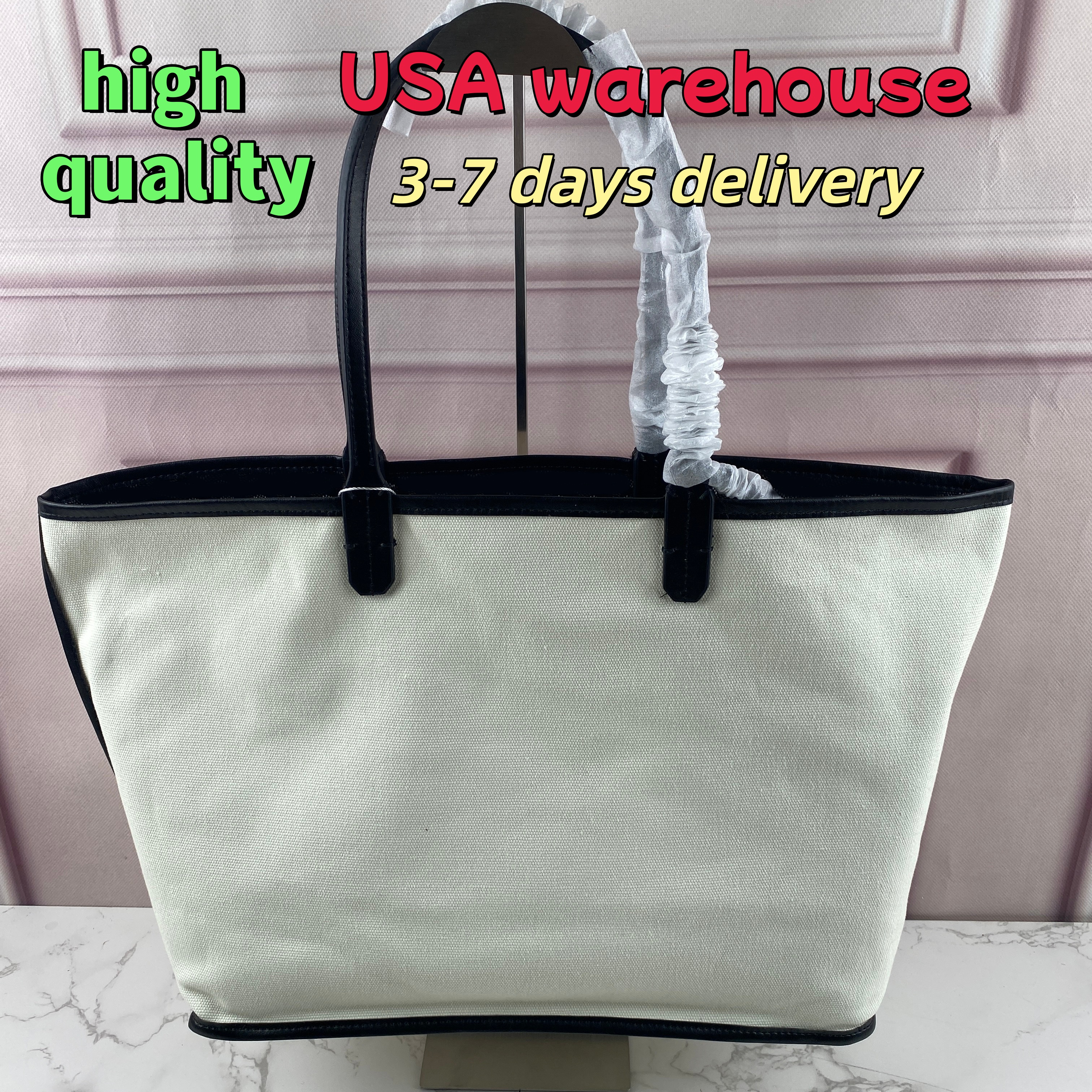 Premium Quality Tote Bag Designer Handbag Women Nylon Shoulder Bag Classic Weekend Shopping Bag Waterproof Beach Bag Canvas Large Tote Bag