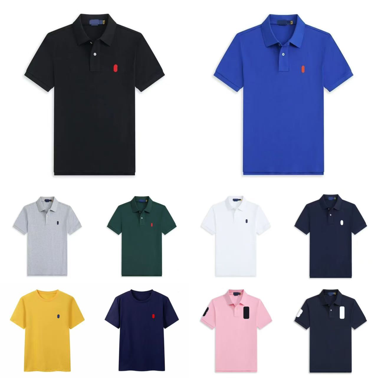 mens t shirts classic shirt Polo t shirt men's women's fashion casual summer business shirt round neck unisex t-shirt men's top