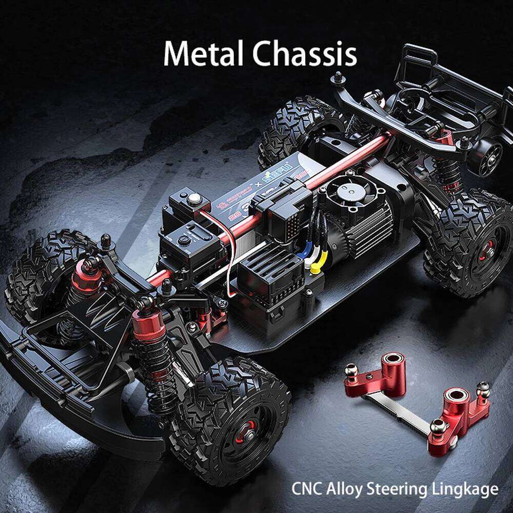 MJX 14211 1/14 Brushless 2S/3S RC Rally Car with Gyro, 4WD Off-Road Remote Control Truck, High Speed Racing Vehicle RTR Y260131