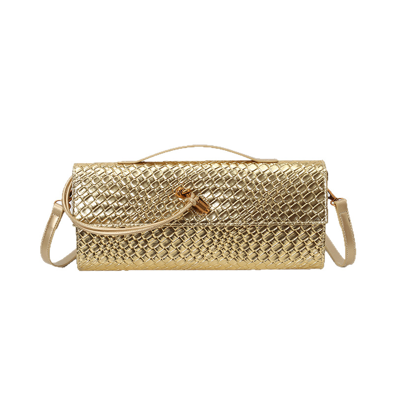 Fashion Bag Braided Accordion Bag, 2026 Woven Baguette Style Purse, Convertible Top Handle & Shoulder Strap Clutch Free Shipping
