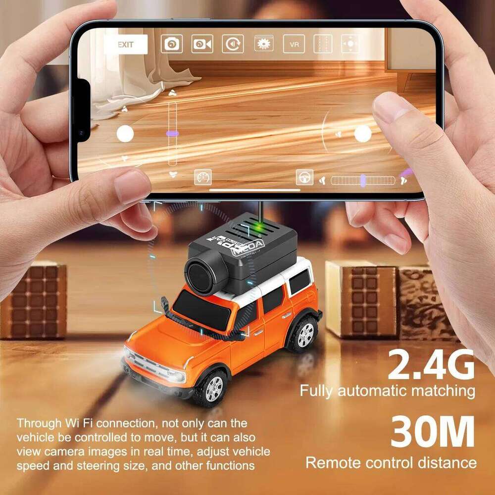 Wltoys 6405/6406 1/64 FPV First Person View Mini RC Car&Runway Mat 2.4GHz Gyroscope Remote Control Car with HD Camera Racing Toy Y260131