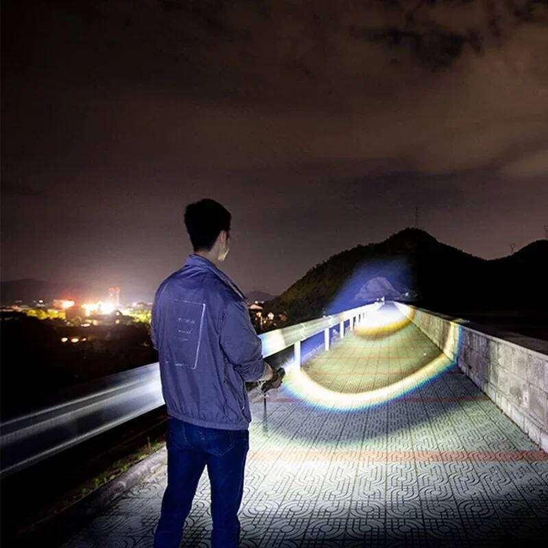 XHP199 Most Powerful Flashlight 20000LM Type-C Rechargeable High Power LED Flashlights Zoom Torch 26650 Outdoor Portable Lamp H260131