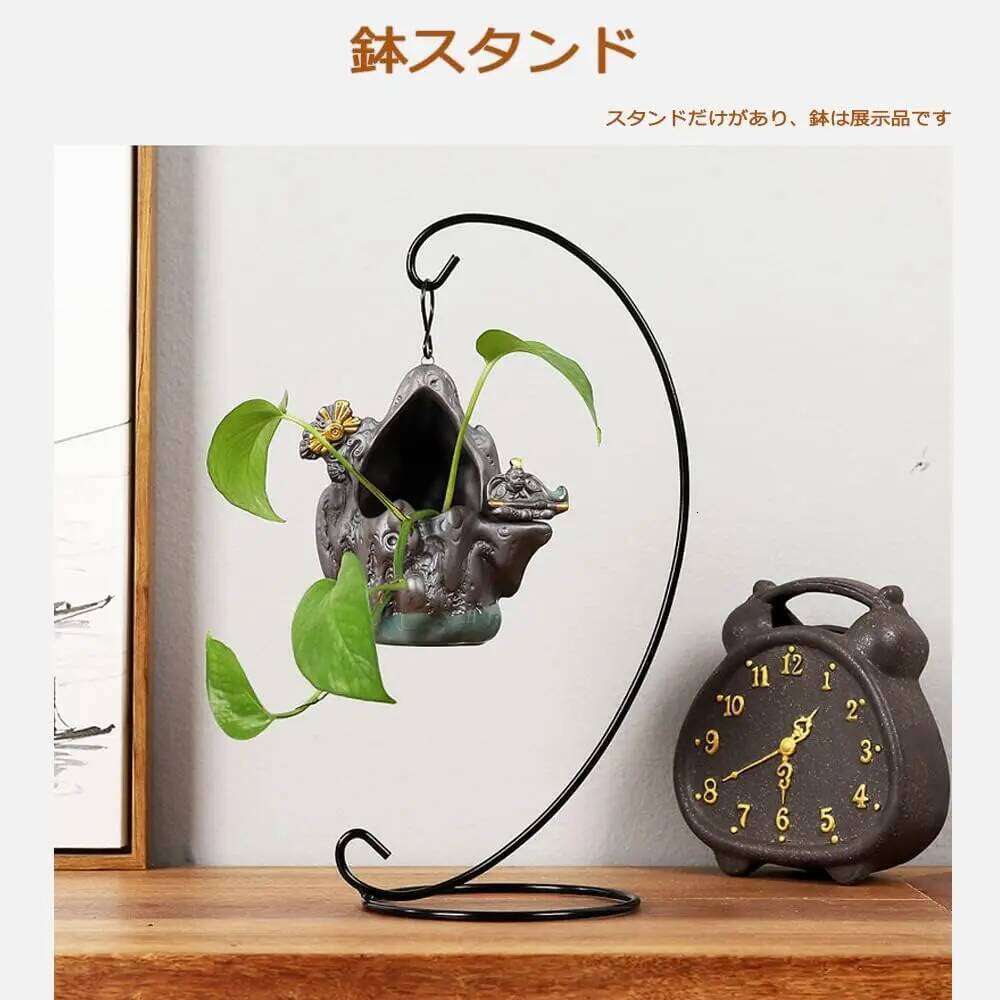 1PC Ornament Display Stand,24cm Black white Iron Hanging Stand Rack Holder with Glass ball,for Christmas and Wedding Decoration Y260131