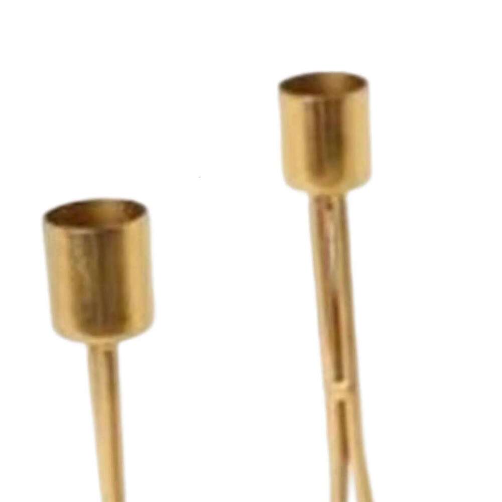 Metal Candlestick Candelabras Candleholder Farmhouse Fireplace Centerpiece New Year Taper Candle Holders for Dinner Table Y260131