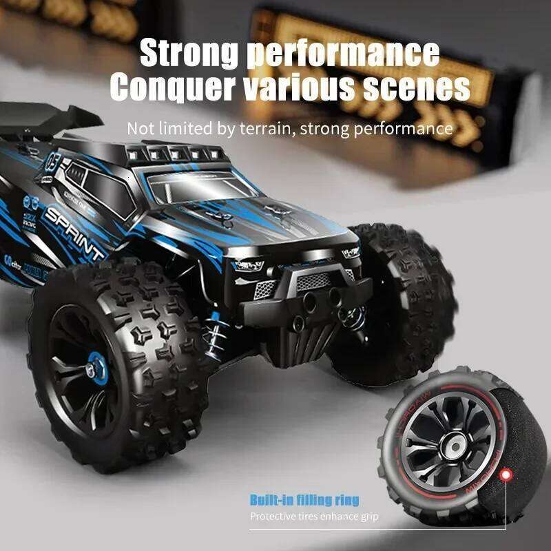 1:16 85 or 50 Kilometers Per Hour Four-wheel Drive LED Remote Control Car High-speed Drift 4x4 Truck Vs. SCY Y260131
