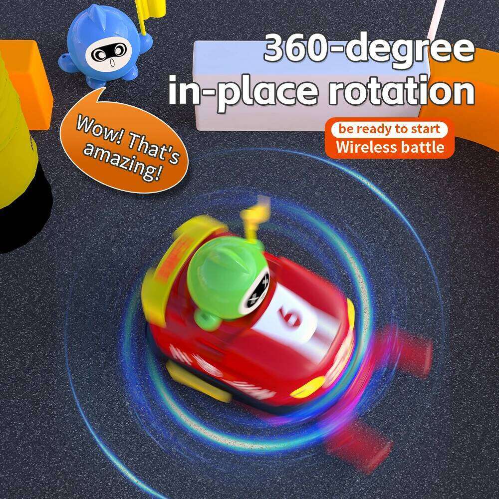 Remote Control Bumper Car Toy Two-Player Battle Racing Cars Parent-Child Competitive football Game birthday gift for kids Y260131