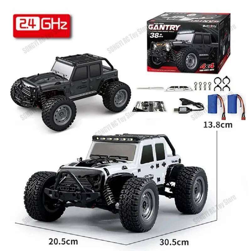 50 or 80KM/H Rc Cars 1/16 Off Drift Road 4WD with LED 2.4G Waterproof Remote Control Monster Truck for Adults and Kids Toy Gift Y260131