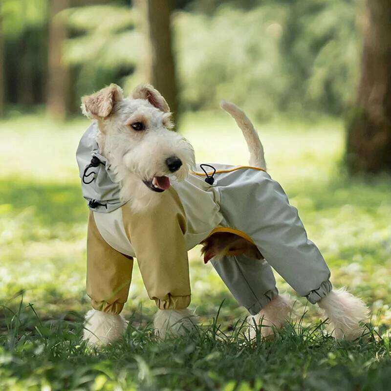 Famous brand Pet Outdoor Cold Proof Clothing With Waterproof Cotton Jacket For Autumn Winter Four Leg Protection Suit Dog Warm Snow Outfit pupakaIK