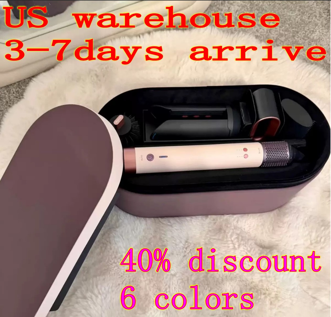 2026 New HS09 Designer luxury Air HS05 HT01 HD08 wrap Curler Hair dryer straightner Curling iron Multi Function for Women Hair Tool 7-in-1 comb brush with Retail box bag