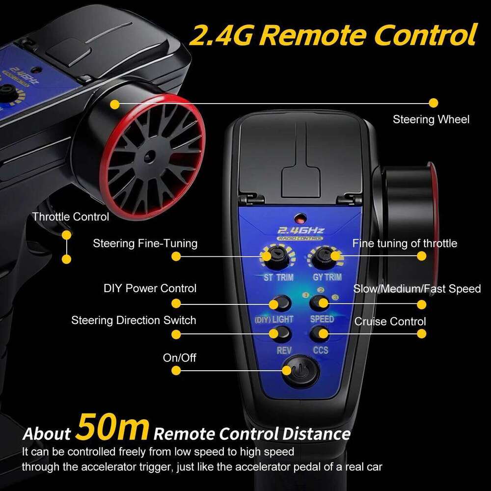 Wltoys 244016 RC Car 1:24 2WD Remote Control Racing Vehicle 25km/H High-Speed Electric Drifting Race Cars Model Toys for Kids Y260131