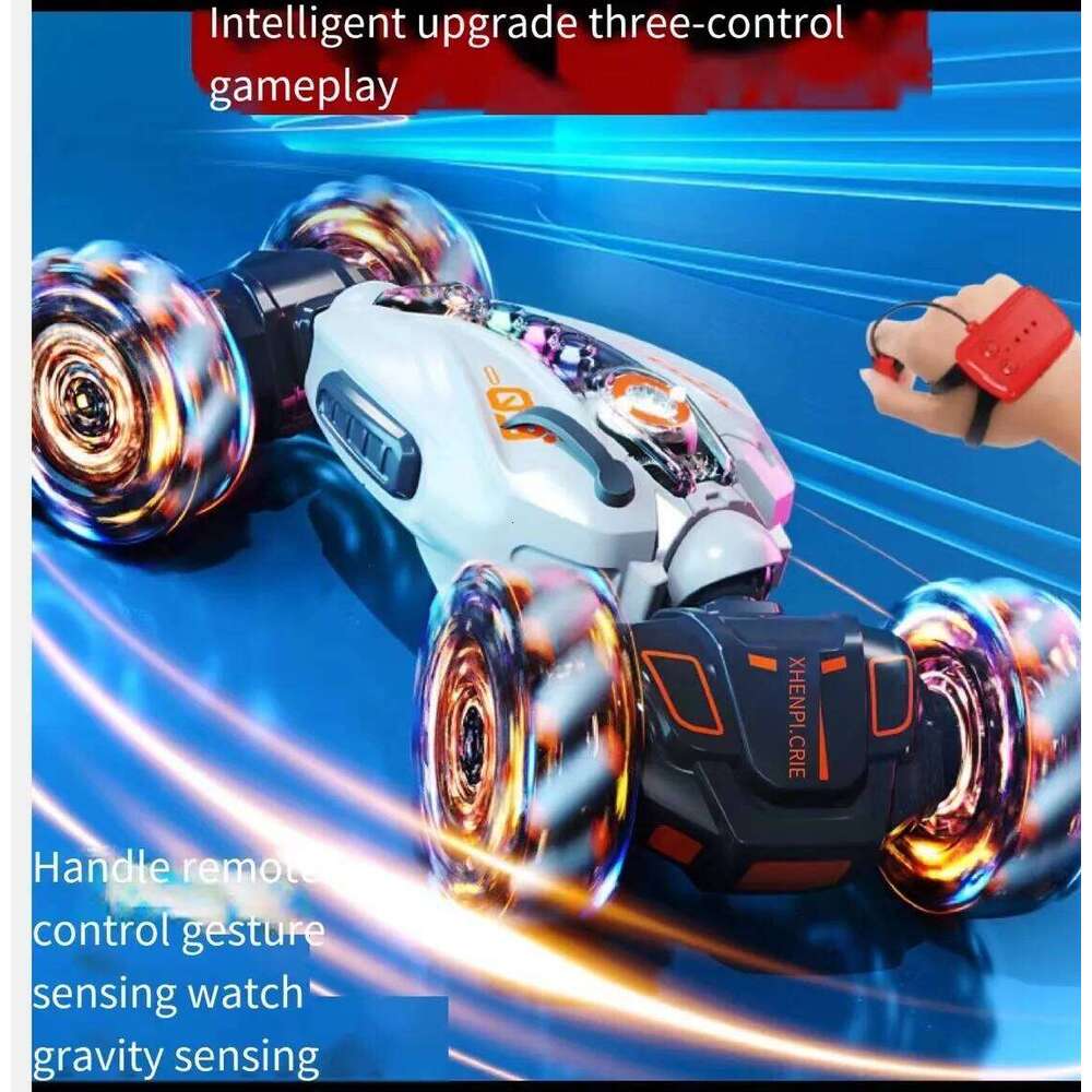 Gesture Sensing Stunt Twist Four-Wheel Drive Drift Off-Road Manual Children's Electric Remote Control Car Toy Y260131