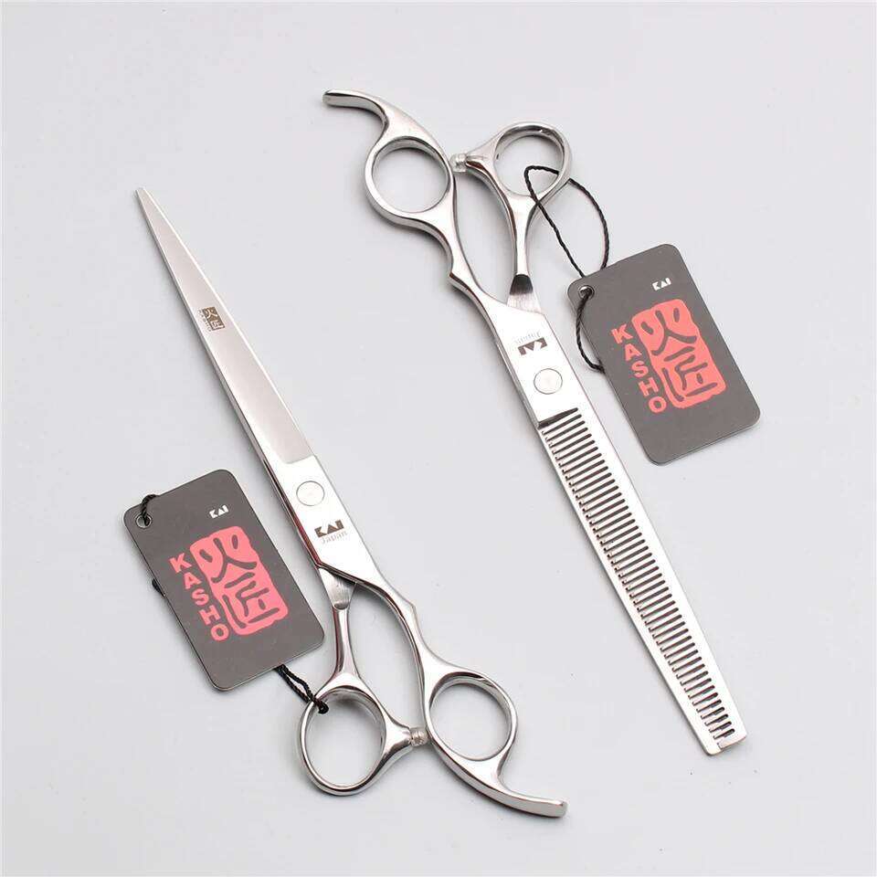 Professional 5'' 6'' 7'' 8'' Japan Stainless Hairdressing Barber Thinning Shears Hair Cutting Scissors C260131 - view 6