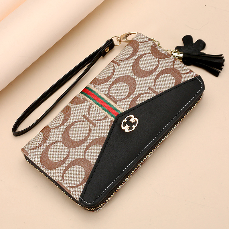 Bag Women Zipper Handhold Purse Women Long Girls Purse Double Money Clip Mobile Phone Spring New Products 2026s hot