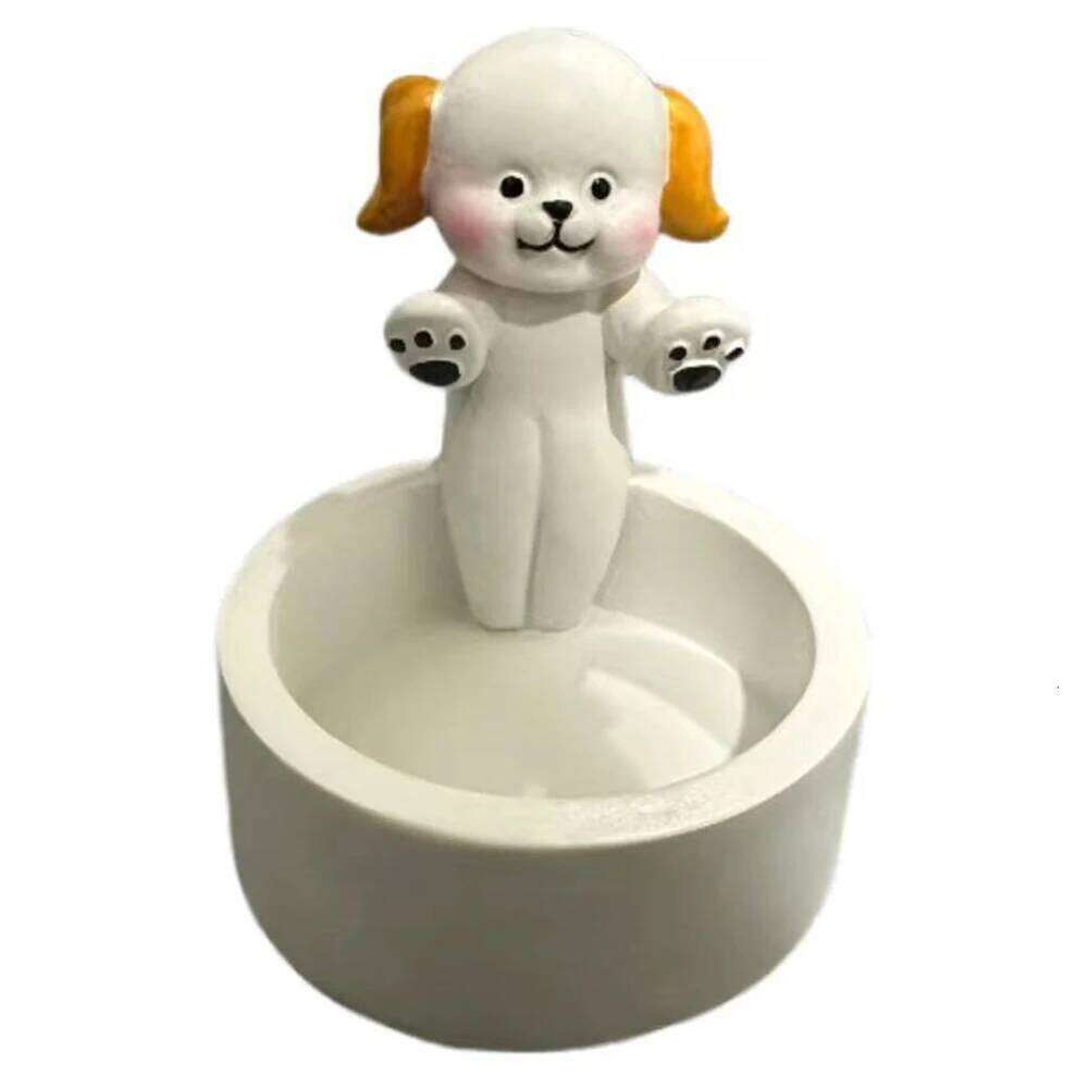 Cat/Dog/Rabbit/Fox Candle Warming Paws Aromatherapy Cartoon Candlestick Lamp Holder for Animal Lovers Y260131