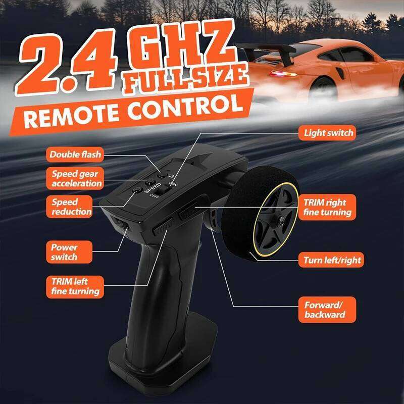 2.4G RC Drift 1/43 4WD Remote Control High Speed Electric Radio Controlled Mini Racing Car Model Boy Toys Hobby Gift Hot Y260131