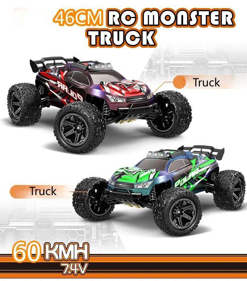 60KM/H 1:8 Off-road High-speed Racing Car 6KG Waterproof Steering Gear Super Shock Absorber Large Remote Control RC Vehhide Y260131