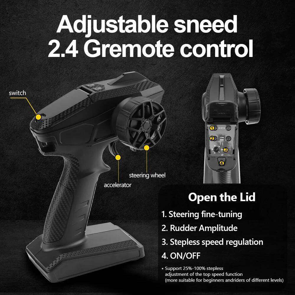 JIUSI 1:14 High Speed Rc Off-road Car 4WD 80KM/H Brushless motor 3S Remote Control Drift Racing Cars Toys For Childrens Gift Y260131