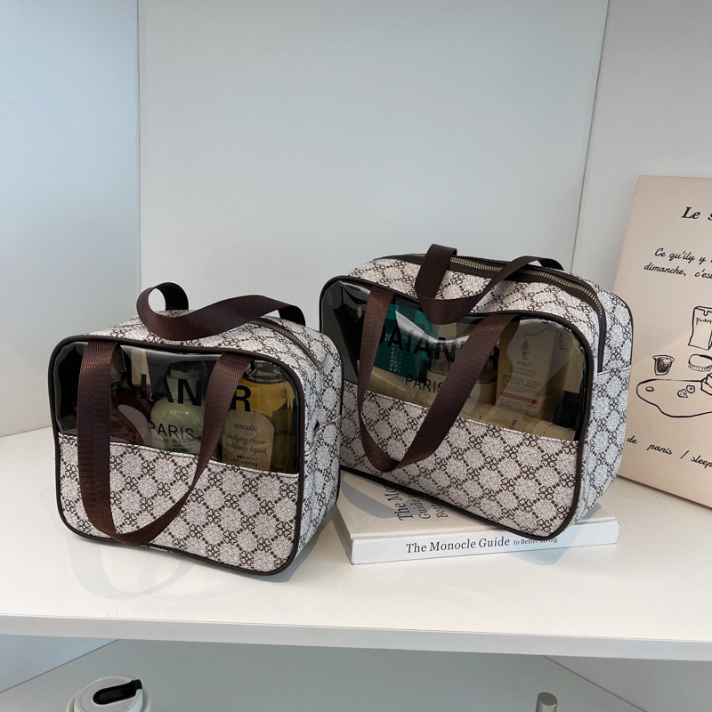 Free delivery Makeup bag waterproof toiletry bag large capacity storage bag portable cosmetics