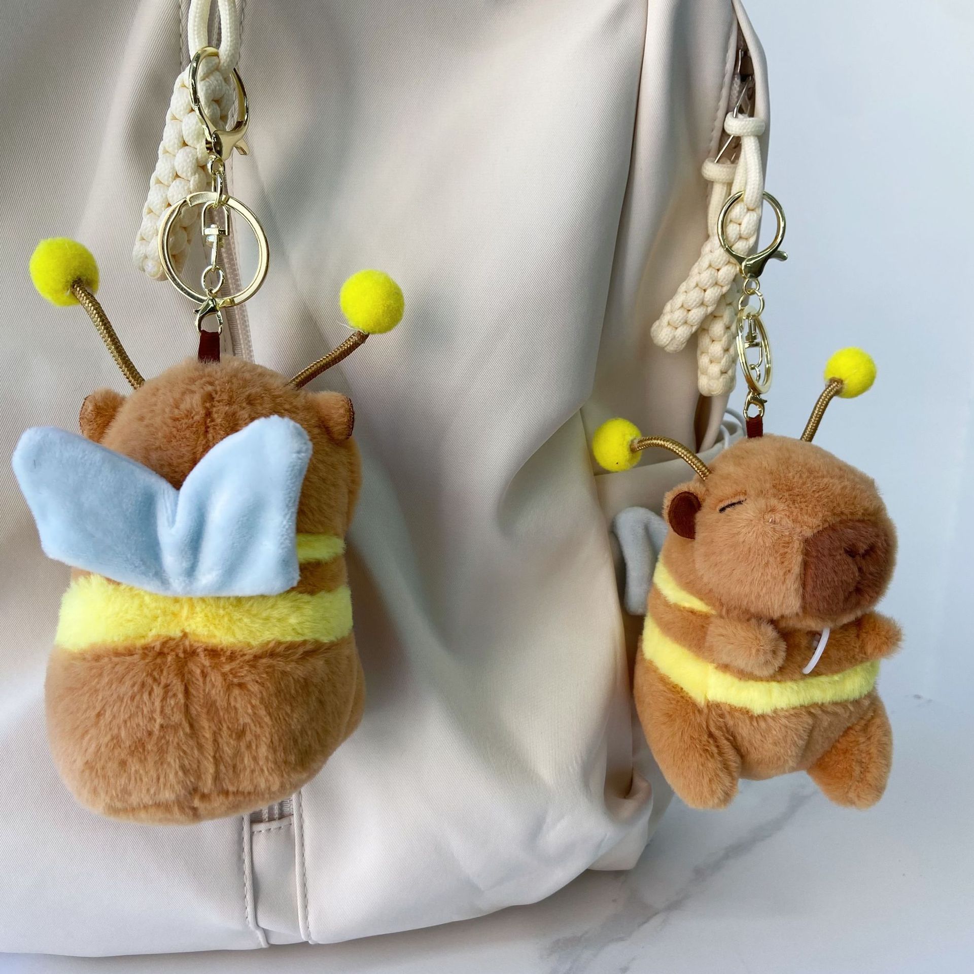 Free shipping Hot Cute Dolphin Doll Plush Toy Key chain Cartoon Bag Charm Fashion Trendy Bag Hanging