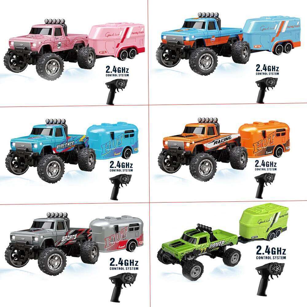 RC 1/64 Speed Mini Off-road Climbing Car Alloy Cool Appearance Light Shock Absorption Children's Toy Gift Y260131