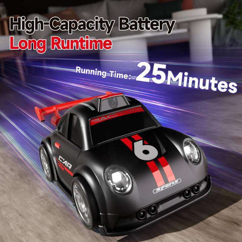 2026 New C6 RC Drift with Dual Mode Lights Sound Camera Screen Control Car Smart Induction Following Children's Toys Gift Y260131