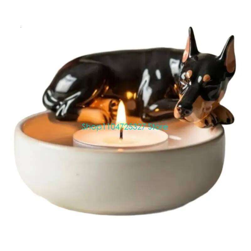 D8KF Lovely Dog Light Display Enhances Relaxing Evening Y260131