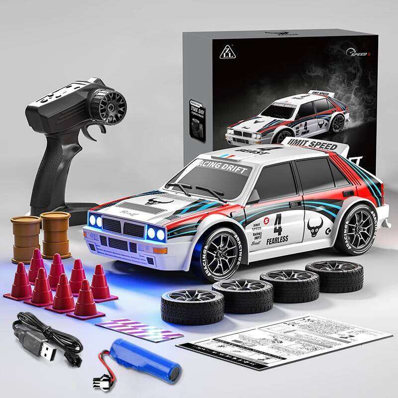 2025 New 4WD RC Car 1:24 Scale Four-wheel Drive Drift With Two Speed Settings 20 km/h LED Light Children Toys Rechargeable SG204 Y260131