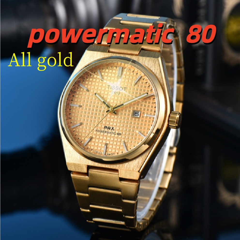 HOT TOP brand TISSOTITYly watches Women's Watches 1853 PRX Watches quartz Movement Luxury Business POWERMATIC 80 Wristwatch Designer Watches