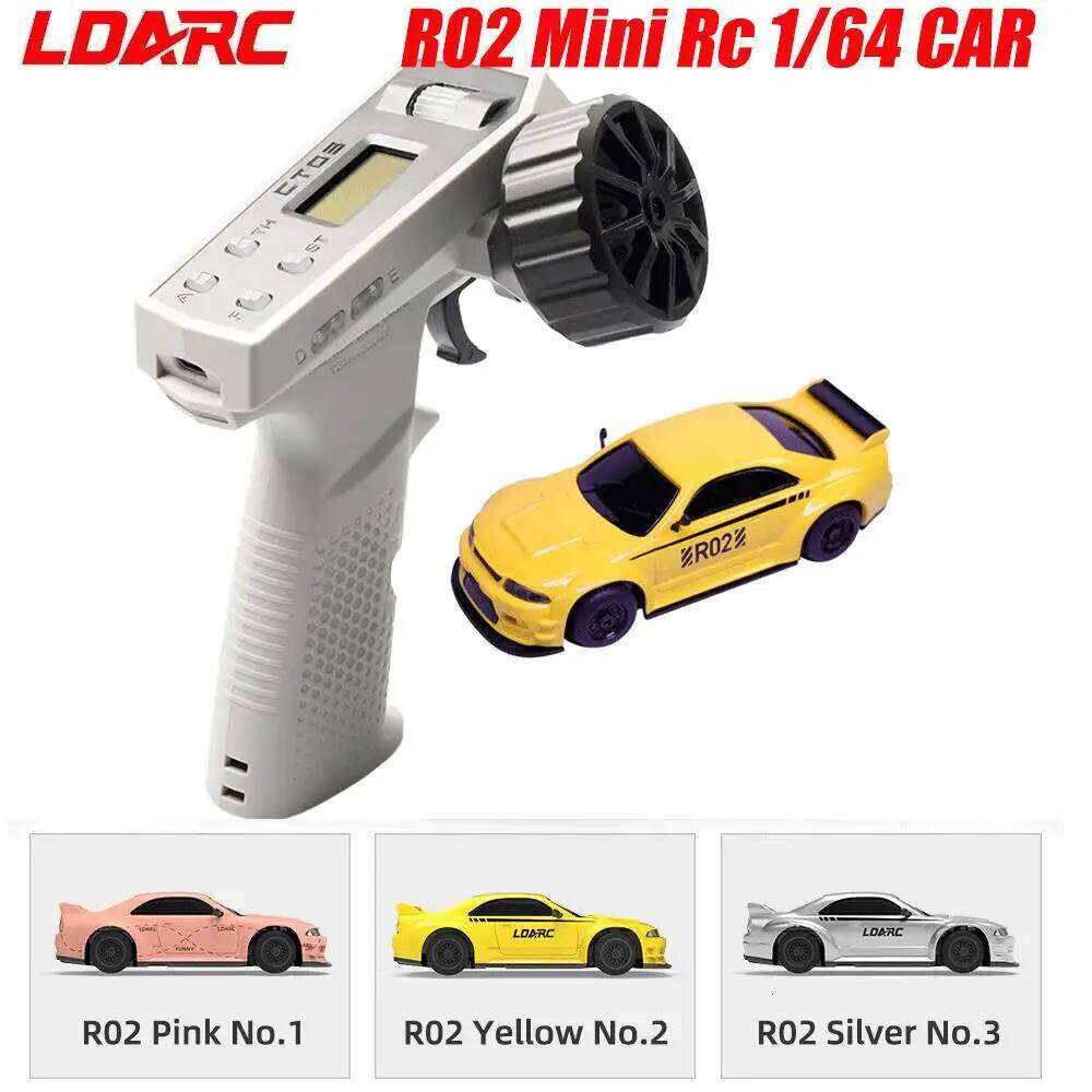 LDARC 1:64 Mini R02 Simulated Electric Model 2.4ghz Rc Crawler hildren'S Toy Tabletop Remote Control Car Y260131