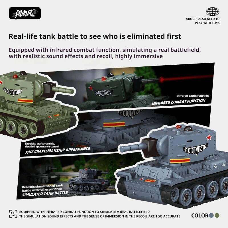 Mini Remote Control Tank Interactive Boy Gift Infrared Battle Full Proportion Toy RC Car For Boys Educational Fun Games Y260131