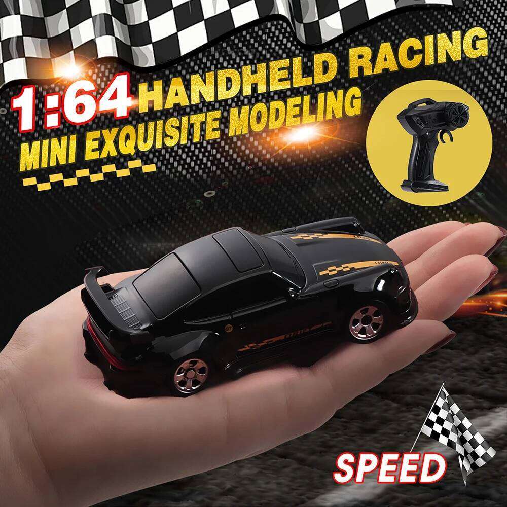 KF20 1/64 RC Drift 2.4G High-Speed Racing Four-Wheel Mini Desktop Remote Control Car Electric Toy Kids Y260131