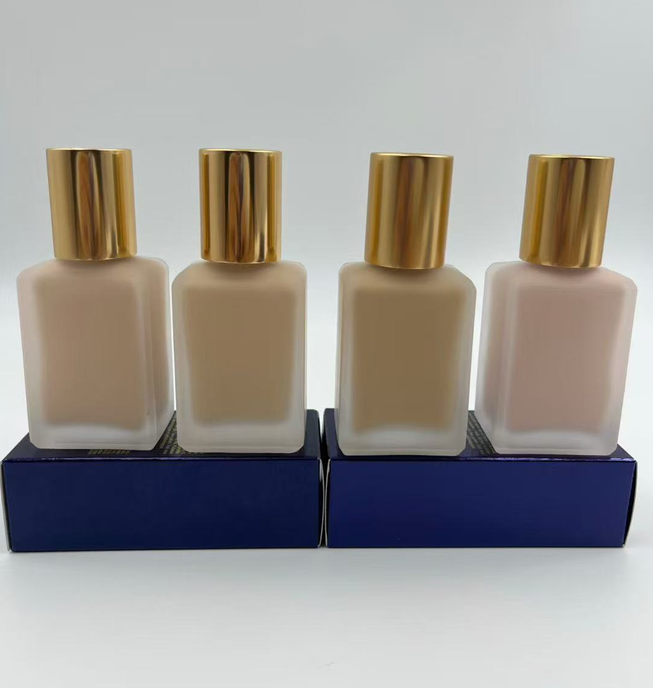 30ml Liquid Foundation 1w1-1w2-1c1-2co-1c0-2wo Foundation Makeup Full Coverage Lightweight Face Concealed Base Primer