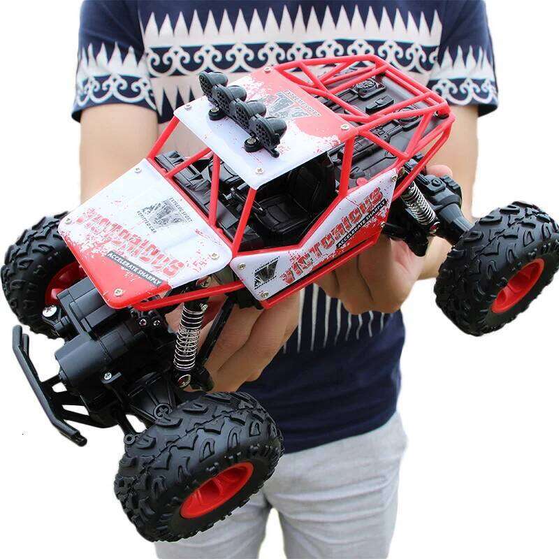 38cm 35km/H Metal Shell Rc Off-Road Truck 44 All Terrain Monster Remote Control Car With Led Headlights Kids Adults Boy Gift Y260131