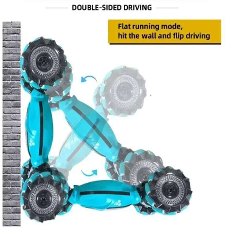 Gesture Sensing 4WD 2.4G RC Stunt Car 360 Rotation, Dual Mode Deformation, Cool Lights & Music, Best Gift for Boys and Girls Y260131