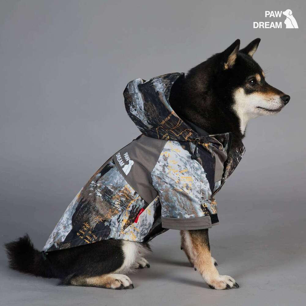 Famous brand XL Large Windbreaker Hooded Breathable Waterproof Pet Clothes Plus Size Labrador Raincoat Dog Jacket pupakaIK