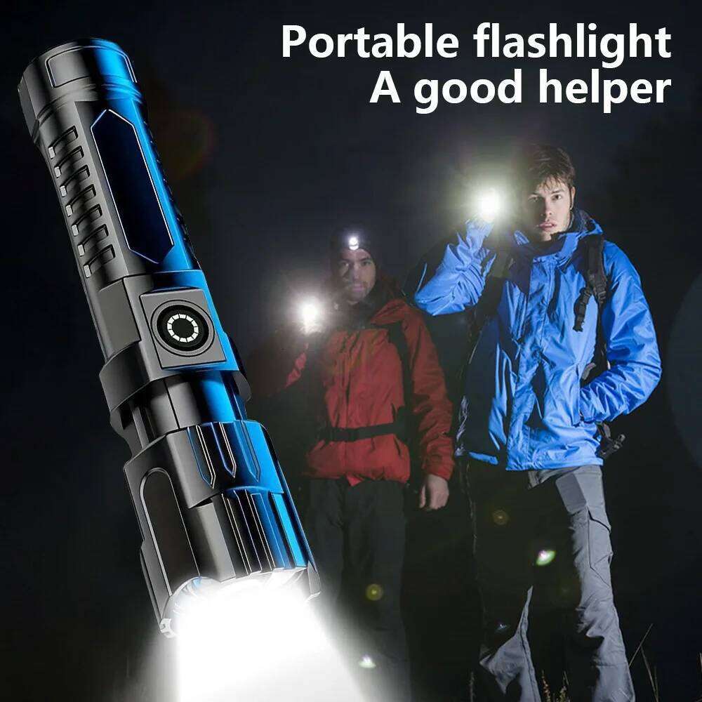 Hot Sale Portable Outdoor Bright Light Telescopic Zoom Abs Plastic Body Usb Rechargeable Led Torches Lights Tactical Flashlights H260131