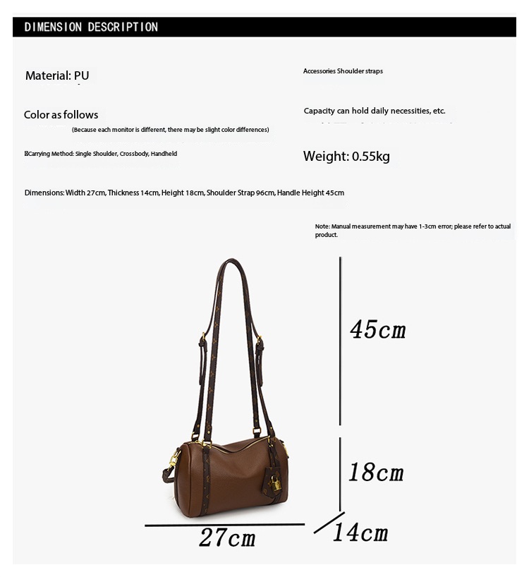 LUYIWEINASI Tote Mother-Daughter Set for Women Fashionable Capacity Two-Piece Handbag Emed Commuter Shoulder Bags Underarm Large Bag - view 9