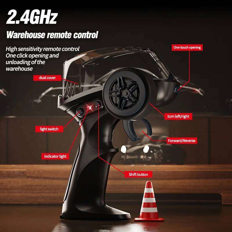 New 1: 64 Mini 4WD Remote Drift Car Rechargeable Desktop Racing Model Boys' and Children's Toy Cars Y260131