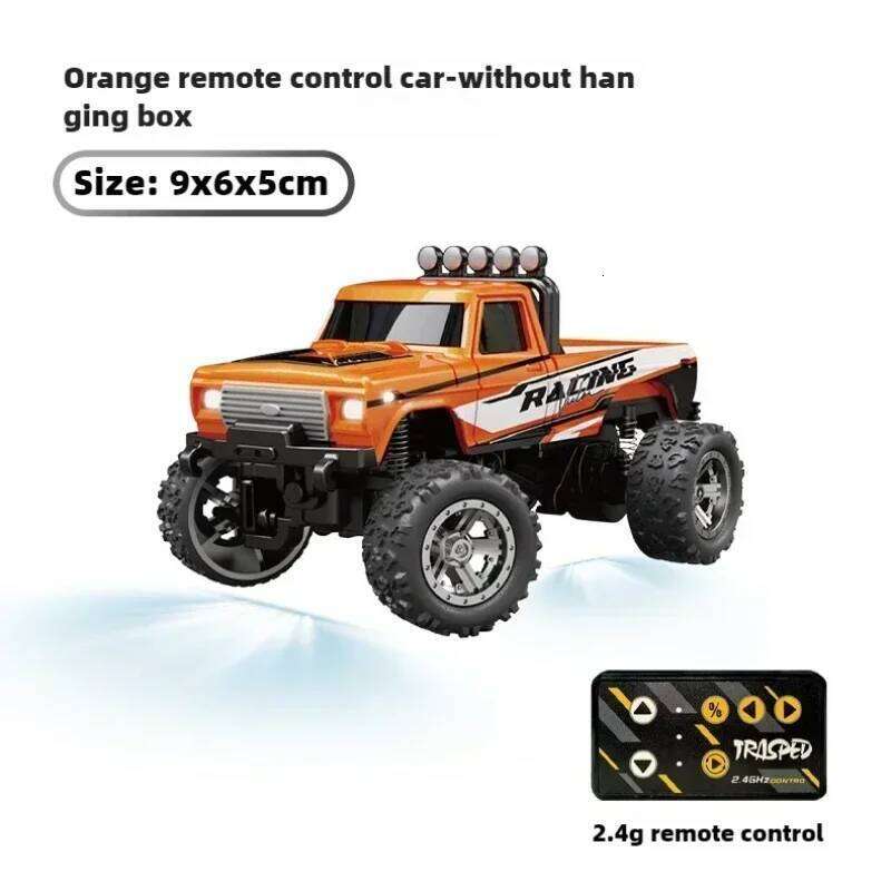 RC 1/64 Speed Mini Off-road Climbing Car Alloy Cool Appearance Light Shock Absorption Children's Toy Gift Y260131