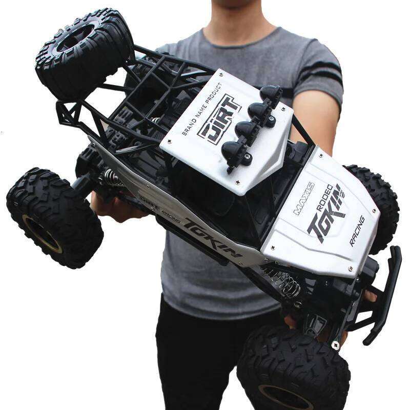 38cm 35km/H Metal Shell Rc Off-Road Truck 44 All Terrain Monster Remote Control Car With Led Headlights Kids Adults Boy Gift Y260131