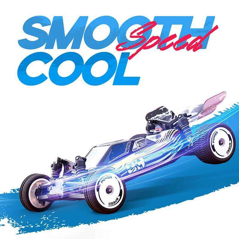 WLtoys 1:24 Scale 2WD RC Racing Model - 2.4G Proportional Control w/ 3-Speed Modes & Gyro Stabilizer | Electric Off-Road Car Y260131