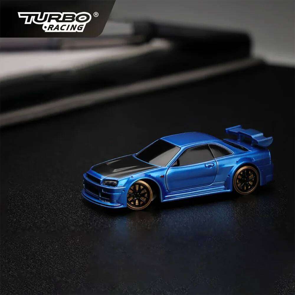 Turbo Racing 1:76 C64 C65 C61 C62 C63 RC Electric Drift Car With Gyro Radio Full Proportional Toys For Kids and Adults Y260131