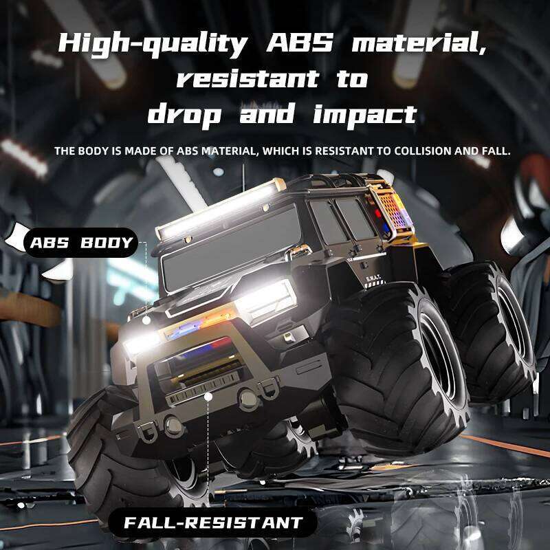 Remote-controlled car, 2.4G amphibious remote-controlled truck, off-road climbing waterproof armored car toy, holiday gift Y260131